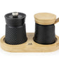 PEUGEOT BALI Pepermolen en Zoutvat Zwart 8 cm