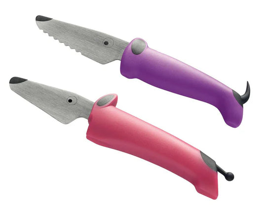 KUHN RIKON Kindermessen set 2 dlg. hond roze/paars