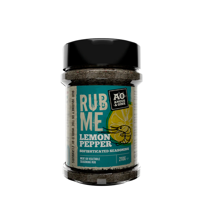 Angus & Oink Lemon Pepper 210 gr - rubs en sauzen