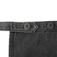 Korte Jeans BBQ Schort - Zwart