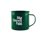 Big Green Egg Emaille Mok