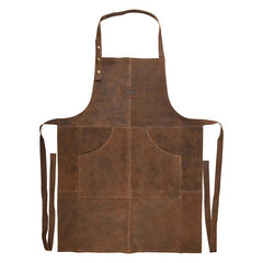 Lederen BBQ Schort