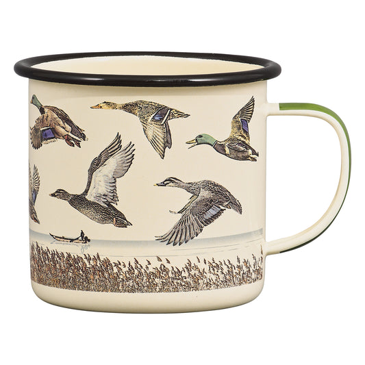 Lake and Ducks Emaille Mok - 50cl